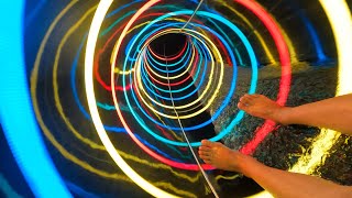 Tunnel Body Waterslide at AquaJoy Aquapark in Manavgat Antalya