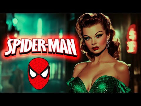 SPIDER MAN  - 1950's Super Panavision 70 ( Ai Retro Future - Ai Short Film )