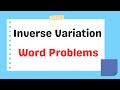 Inverse Variation and Proportionality Concepts