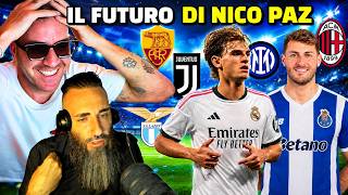 NICO PAZ TORNA AL REAL! PARTE L'ASTA! GIMENEZ MILAN È ADDIO? GREENWOOD ROMA C'È FIDUCIA!
