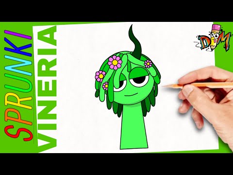 Como Dibujar a VINERIA de SPRUNKI INCREDIBOX | paso a paso | how to draw vineria from sprunki