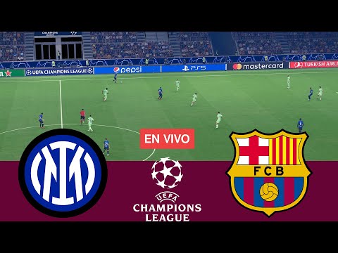 [EN VIVO] Inter Milan vs Barcelona. UEFA Champions League 24/25 Partido - Simulación de Videojuego