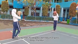 Tugas video praktek basket || Passing dan Lay up (Blessing Zarifah R. dan Syafa Nur S.) 9H