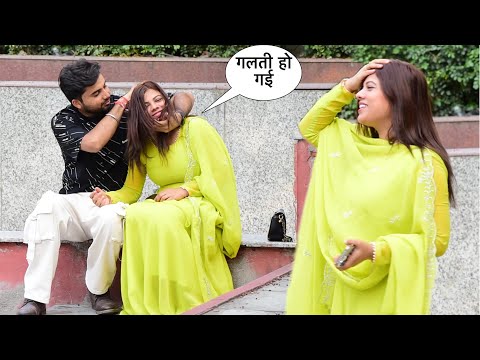 Somesh को छोड़ phir जाना पड़ा 😜 Somesh हुआ gussa 😡| prank gone wrong’s 😰| crazy sana khan |
