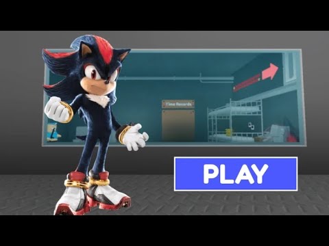 SHADOW THE HEDGEHOG PRISON RUN! (OBBY)#roblox #scarryobby