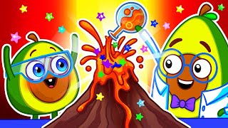 How to make a Volcano Safety | Giant Volcano Science Fair Experiment Comeback!🌋🏆 Pit & Penny Tales