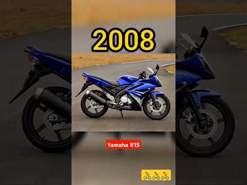 Evolution of Yamaha R15 (2008-2025) #shorts