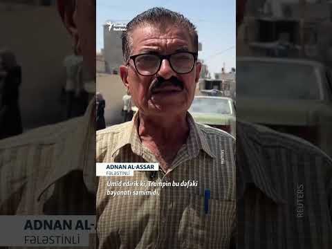 Trampın atəşkəslə bağlı fikirləri Qəzzada ümid yaradıb #shorts #shortsvideo