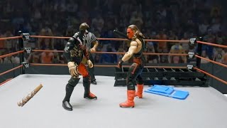 Finn Ba;lor vs Sting Action Figure Showdown