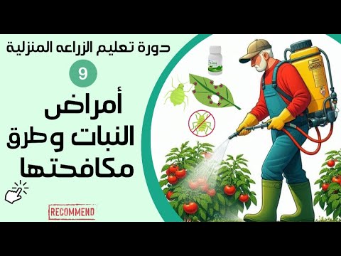 تعلم بنفسك طريقة القضاء على امراض النباتات و كيف تصنع مبيدات طبيعية بنفسك. ما هي افات النبات ح9