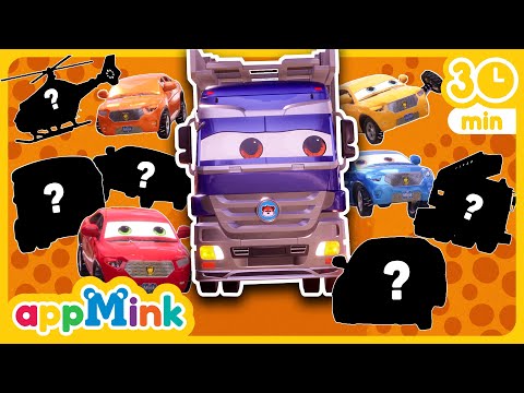 🚚🔧 Build Carrier Truck and Find the Lost Cars ⁉️🚗🚗🚗 #appmink #nurseryrhymes #kidssong #cartoon