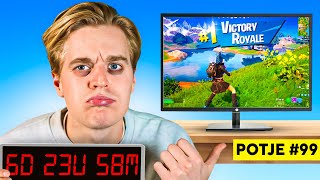 Ik speel 100 potjes Fortnite in 1 week