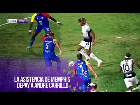 Memphis Depay asiste a Carrillo | Universidad Central vs Corinthians | Libertadores | beIN SPORTS