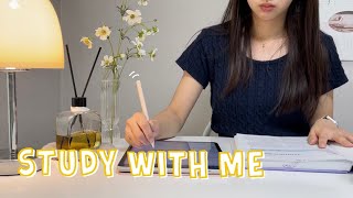 [의대생 Study with me✏️] 오랜만에 같이 공부해요🫶🏻 | 90분 스터디윗미 ⏰