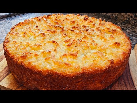 SEM TRIGO - BOLO DE MANDIOCA COM COCO  ( bolo aipim, macacheira )