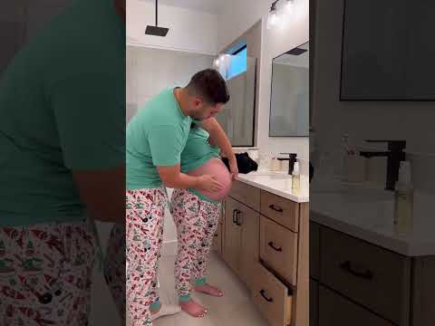 We’re hoping her pain goes away after birth🥺 #shorts #thecarlins #husband #wife #mom #dad #viral