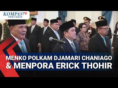 Terbaru, Presiden Prabowo Rombak Kabinet, Menko Polkam Djamari Chaniago &  Menpora Erick Thohir