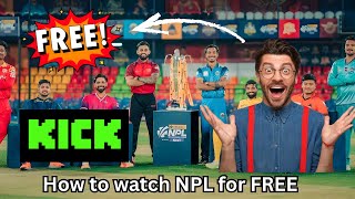 How to watch NPL for Free??