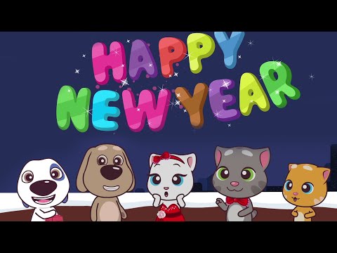 Konuşan Tom ve Arkadaşları Minikler 🐱 Yeni yıl Dilekleri 🎅🎄 Çizgi Filmler ✨ Super Toons TV Animasyon