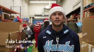 Hawks Spreading the Christmas Cheer!