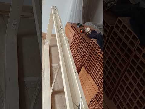 Como montar un precerco de madera para puerta en block