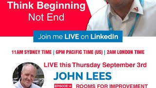Episode 14, Live with John Lees and this week we take a look at "ROOMS FOR IMPROVEMENT"