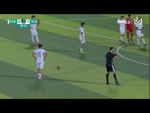 ملخص المباراة سوريا - فلسطين