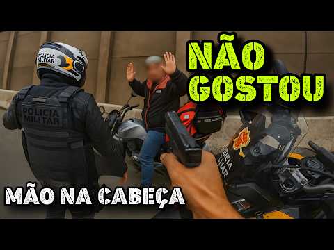 PLACA TAMPADA E AINDA FICOU ESTRESSADO NO ENQUADRO DA POLICIA 🚨 (EP.251)