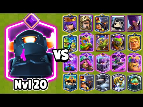 MINI PEKKA NIVEL 20 vs TODAS LAS CARTAS | Clash Royale