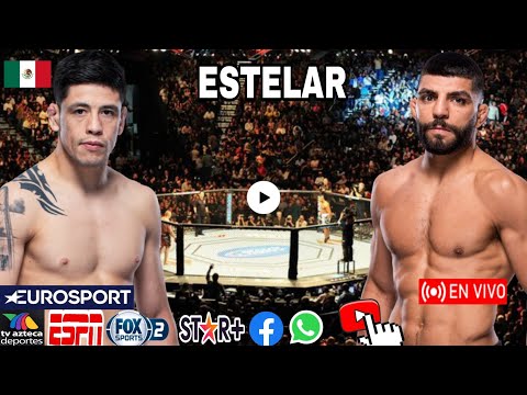 Donde ver Brandon Moreno vs. Amir Albazi en vivo, por el peso mosca UFC Fight Nigth 246