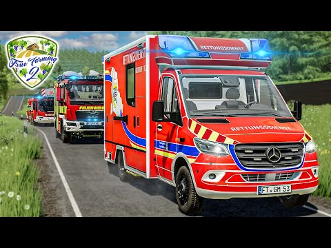 ALARMIERUNG: Freiwillige Feuerwehr in FICHTHAL rückt aus 🚜 True Farming 2 #587 |Farming Simulator 22