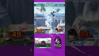 Are you confident this far below the stage? Geist is... #SSBU #Smash #smashultimate #bayonetta