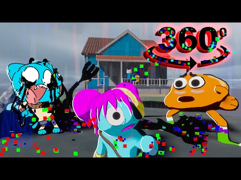 360° Pibby Apocalypse Gumball vs Darwin Animation FNF