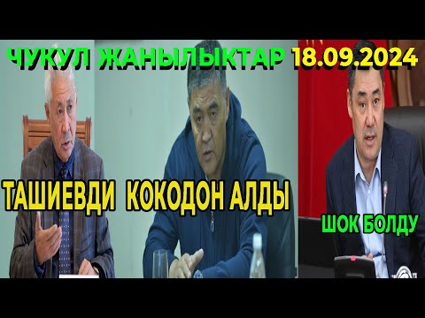 МЫНА САГА! ТАШИЕВДИ ЖЕСТКО КЫЛДЫ! ПРЕЗИДЕНТ ШОК БОЛДУ