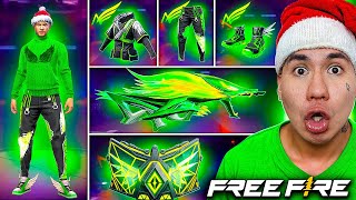 SOLO PUEDO USAR COSAS ANGELICALES VERDES💚 en FREE FIRE!!