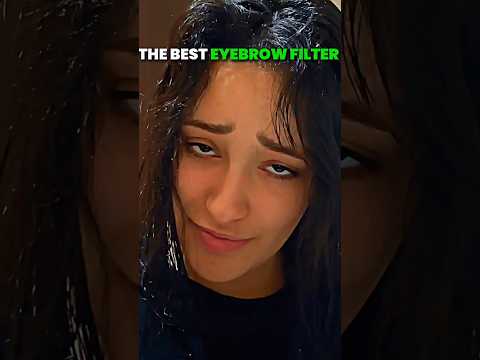 THE BEST EYEBROW FILTER💀filter Tik Tok -🔥 #funny #trolledit #memes#2022 #troolface #taiki#shorts
