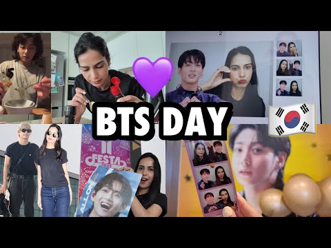 🇰🇷💜I went to BTS FESTA dressed like V✨
