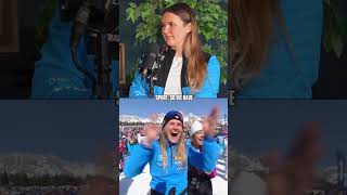 “This wouldn’t have been possible without my team.” 🇮🇹🤝 Laura Pirovano #FISAlpine #FISAlpinePulse