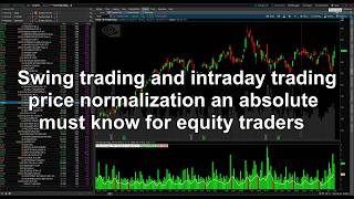 Swing trading and intraday trading price normalization an absolute must know for equity traders