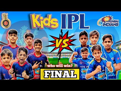 "Kids IPL Final🤩 | RCB♥️ vs MI💙 | Who Will Win?"#kidsiplfinal #kaifvlog #miniipl