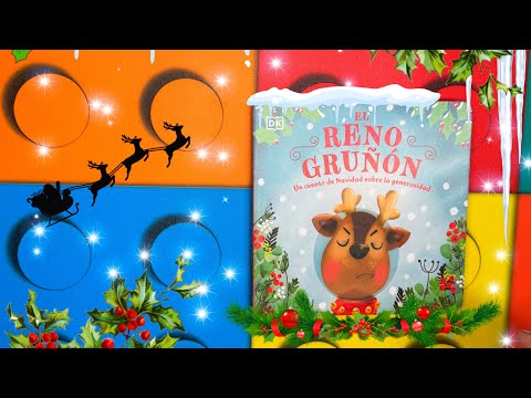 Cuentos infantiles en español; El reno gruñón libro infantil en español