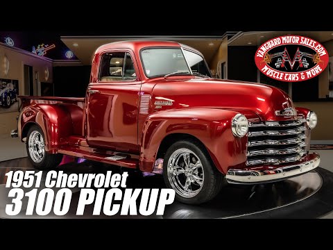 1951 Chevrolet 3100 Pickup For Sale Vanguard Motor Sales #1170