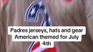 Padres jerseys, hats and gear American-themed for July 4th
