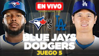 🔴 EN VIVO: TORONTO BLUE JAYS VS LOS ANGELES DODGERS - SERIE MUNDIAL 2025 - JUEGO 5