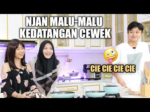 EKSPRESI NJAN YG BARU BANGUN TIDUR, LIAT ADA CEWEK!
