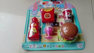 mainan burger full set