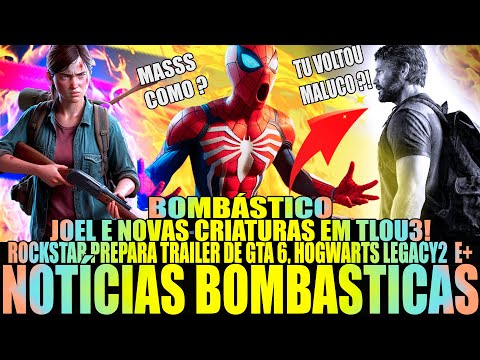 SUPER PRESENTE P/ TODOS no PS5 (PS1 ao PS4) THE LAST OF US 3! PROMOÇÃO de JOGOS + TRAILER 2 de GTA 6