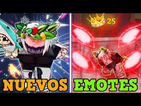 😱 Probando los NUEVOS K1IL EMOTES en Los Campos de Batalla Mas Fuertes Roblox 😲