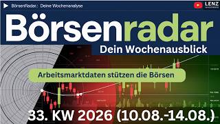 Börse Wochenausblick für die KW33/2026 – DAX, S&P500 & NASDAQ Analyse