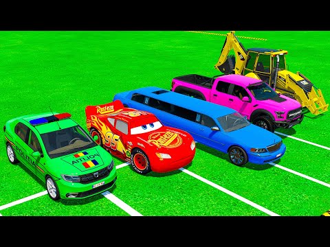 ALL COLOR CARS TRANSPORTING ! Farming Simulator 2022